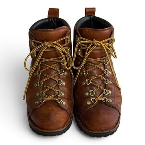 Danner Hiking Boots Men 7.5 W10 Leather North Fork Rambler Vibram 32760 Gorpcore